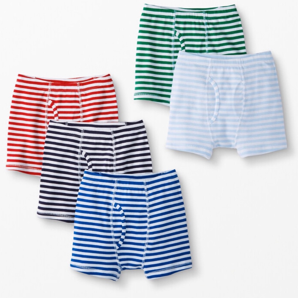 NWT Hanna Andersson 5-pack Boxer Briefs (S)